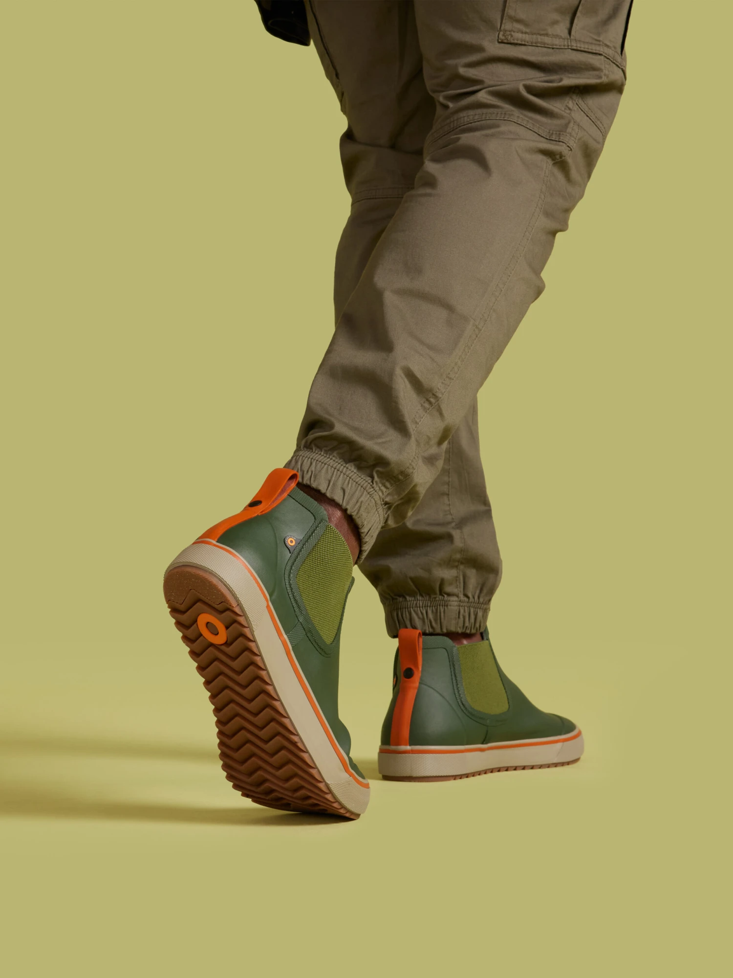 BOGS Dark Green Multi Kicker Rain Chelsea II 4 BOGS Dark Green Multi Kicker Rain Chelsea II - Image 2