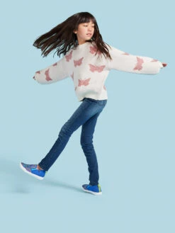 BOGS Royal Blue Multi Kicker II Slip On Cloud Geo -Shoesberry Store 01 45