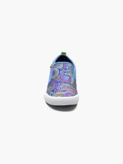 BOGS Royal Blue Multi Kicker II Slip On Cloud Geo -Shoesberry Store 08 242