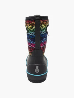 BOGS Black Multi Design A Boot Rainbow Dots -Shoesberry Store 09 210
