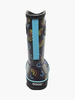 BOGS Black Multi Rainboot Wild Rainbows -Shoesberry Store 09 258