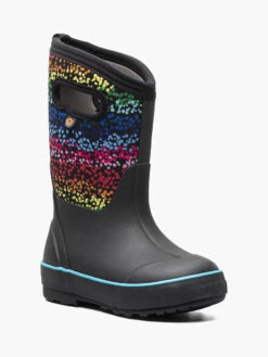 BOGS Black Multi Design A Boot Rainbow Dots -Shoesberry Store 10 178