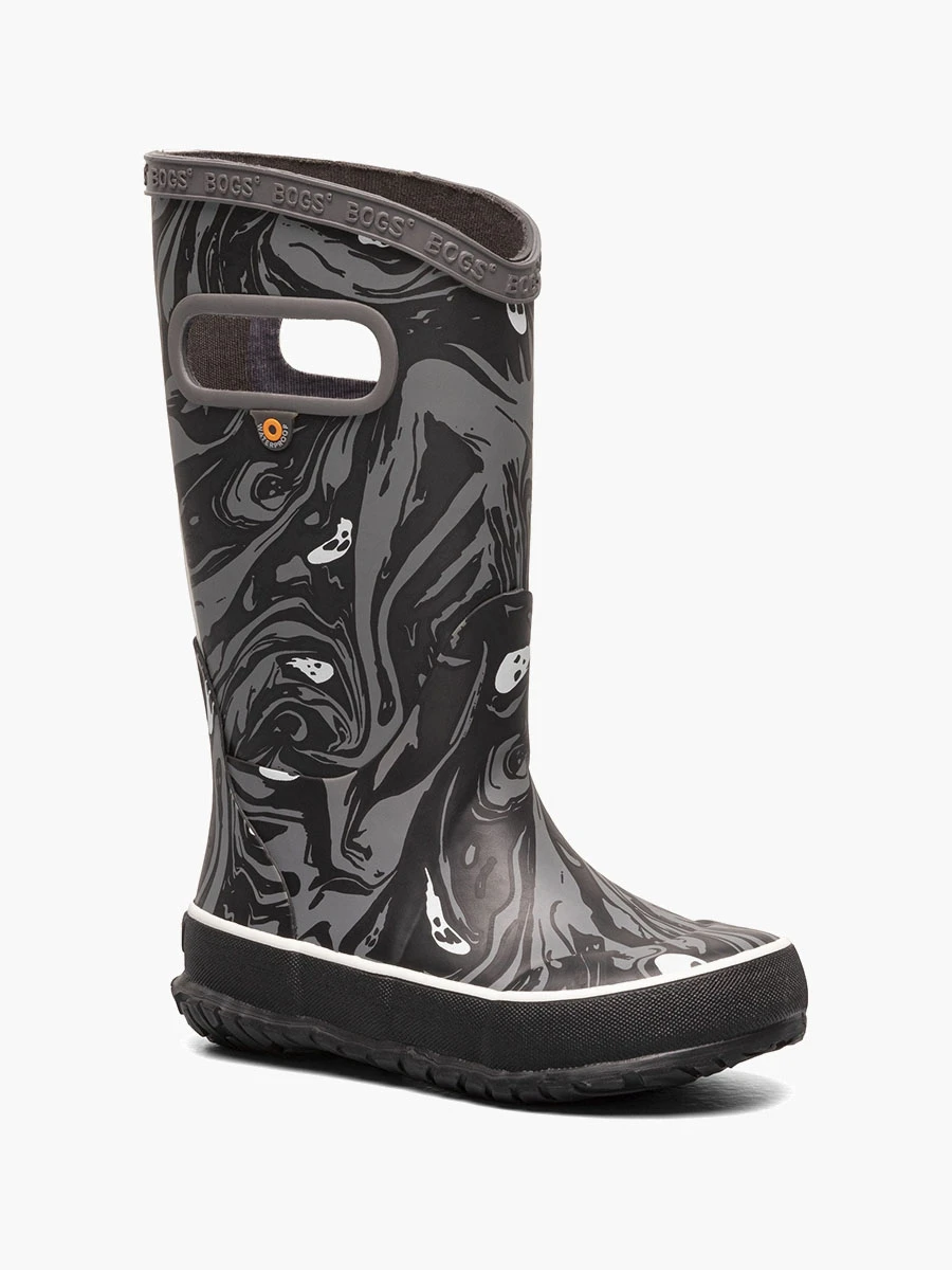 BOGS Gray Multi Rainboot Spooky 7 BOGS Gray Multi Rainboot Spooky - Image 5