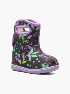 Black Multi Baby Bogs II Cartoon Flower -Shoesberry Store 10 259