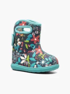 Ink Blue Multi Baby Bogs II Cartoon Flower 11 Ink Blue Multi Baby Bogs II Cartoon Flower -Shoesberry Store 10 268
