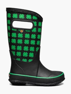 BOGS Black Multi Rainboot 4-H