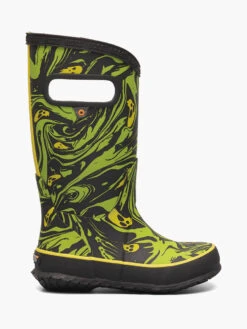 BOGS Black Multi Rainboot Spooky