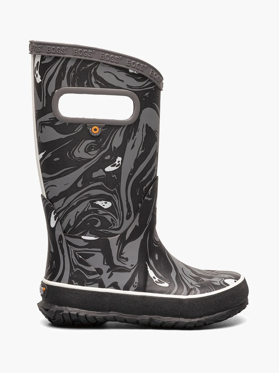 BOGS Gray Multi Rainboot Spooky 3 BOGS Gray Multi Rainboot Spooky