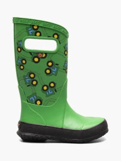 BOGS Green Multi Design A Rainboot Tractors