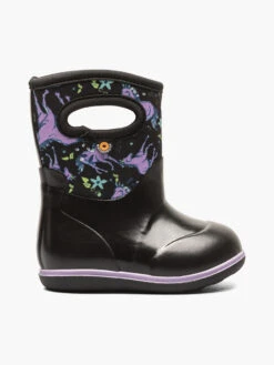 BOGS Black Multi Baby Classic Unicorn Awesome