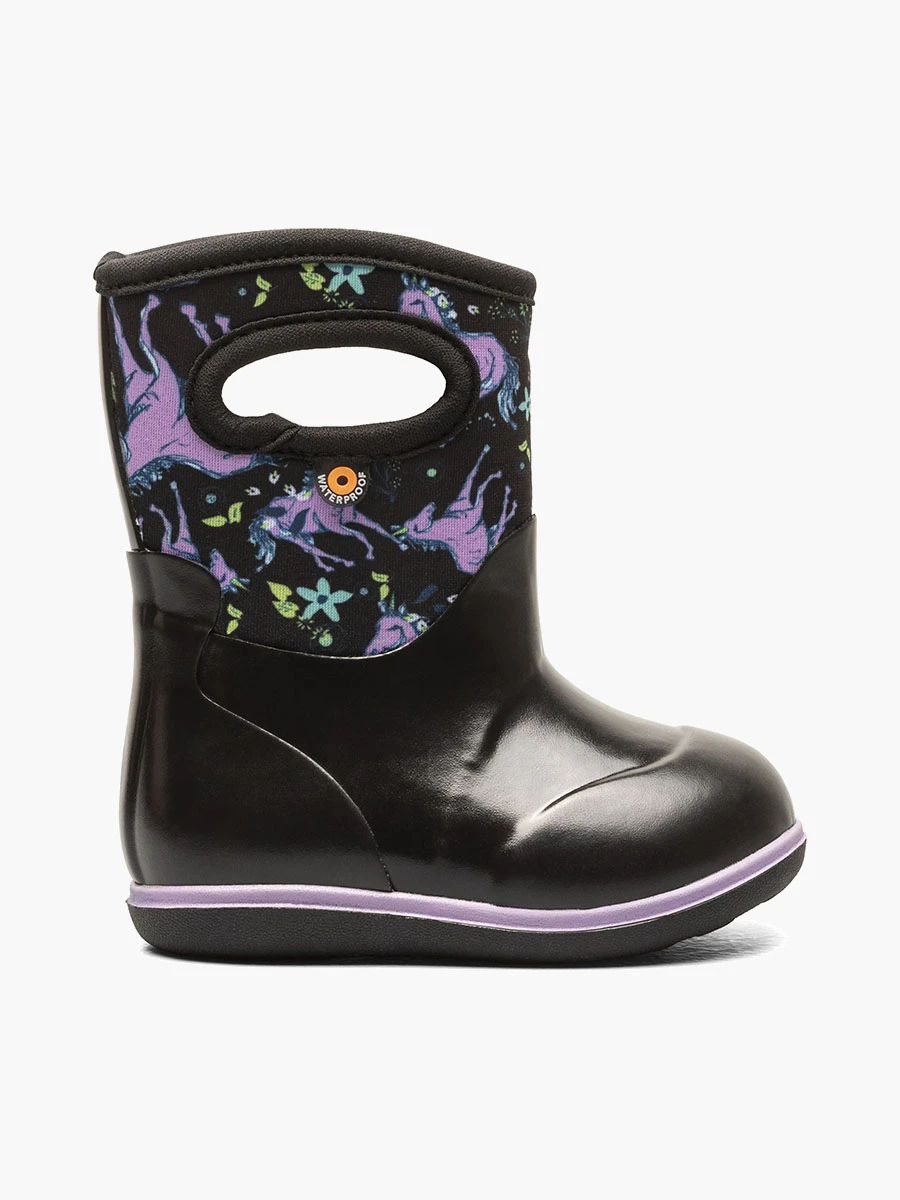 BOGS Black Multi Baby Classic Unicorn Awesome 3 BOGS Black Multi Baby Classic Unicorn Awesome