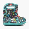 Ink Blue Multi Baby Bogs II Cartoon Flower -Shoesberry Store 72895I 404