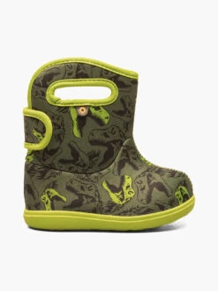 Dark Green Multi Baby Bogs II Cool Dino