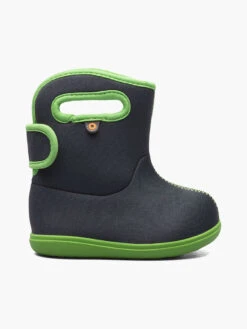 Navy/Green Baby Bogs II Solid