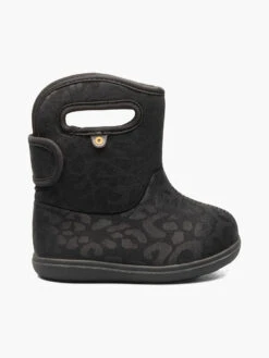 Black Baby Bogs II Tonal Leopard