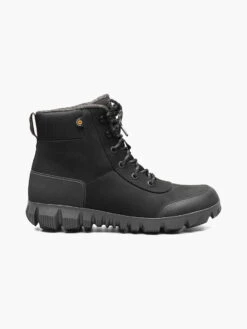 BOGS Black Arcata Urban Leather Mid