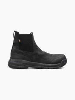 BOGS Black Shale Leather Comp Toe