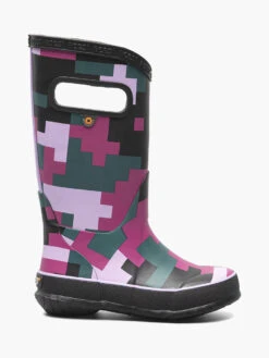 BOGS Black Multi Rainboot Big Camo