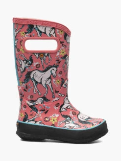 BOGS Pink Multi Rainboot Unicorn Awesome